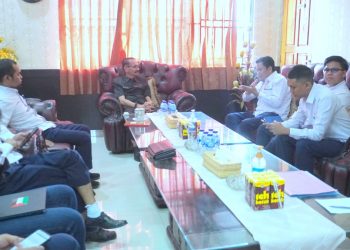 Kadis ESDM Sultra, Ir. Andi Azis, M.Si menerima kunjungan Tim PT PLN