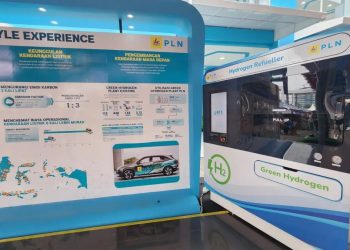 Hydrogen refueller dipamerkan di Indonesia International Motor Show (IIMS) 2024, Jakarta, sebagai inovasi PT PLN Indonesia Power dalam menunjang transisi di bidang transportasi, yang low fuel cost dan ramah lingkungan. ANTARA/HO-PT PLN IP.