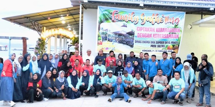 Akhir Pekan, Dinas ESDM Sultra Gelar Family Gathering di Tapugala